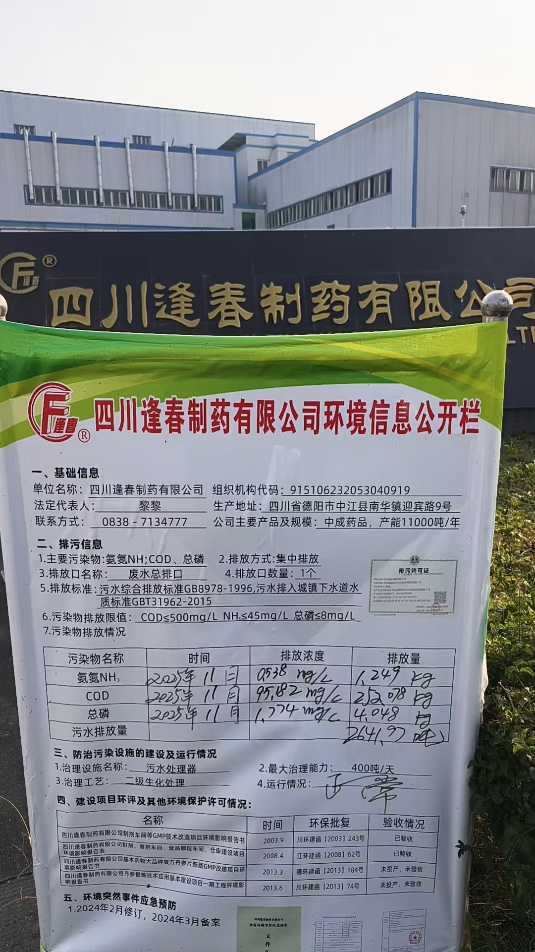 2025年11月环境信息